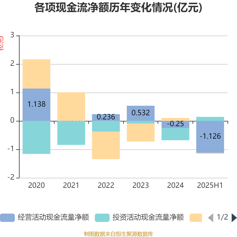 荣科科技:2025年上半年亏损2722.9万元