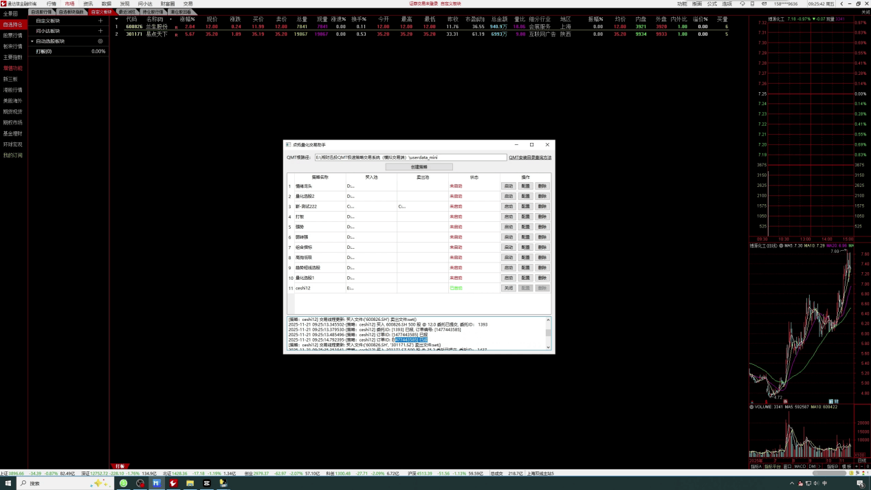 老股民必看：通达信 + 点拓软件组合，龙回头打板不用盯盘自动执行
